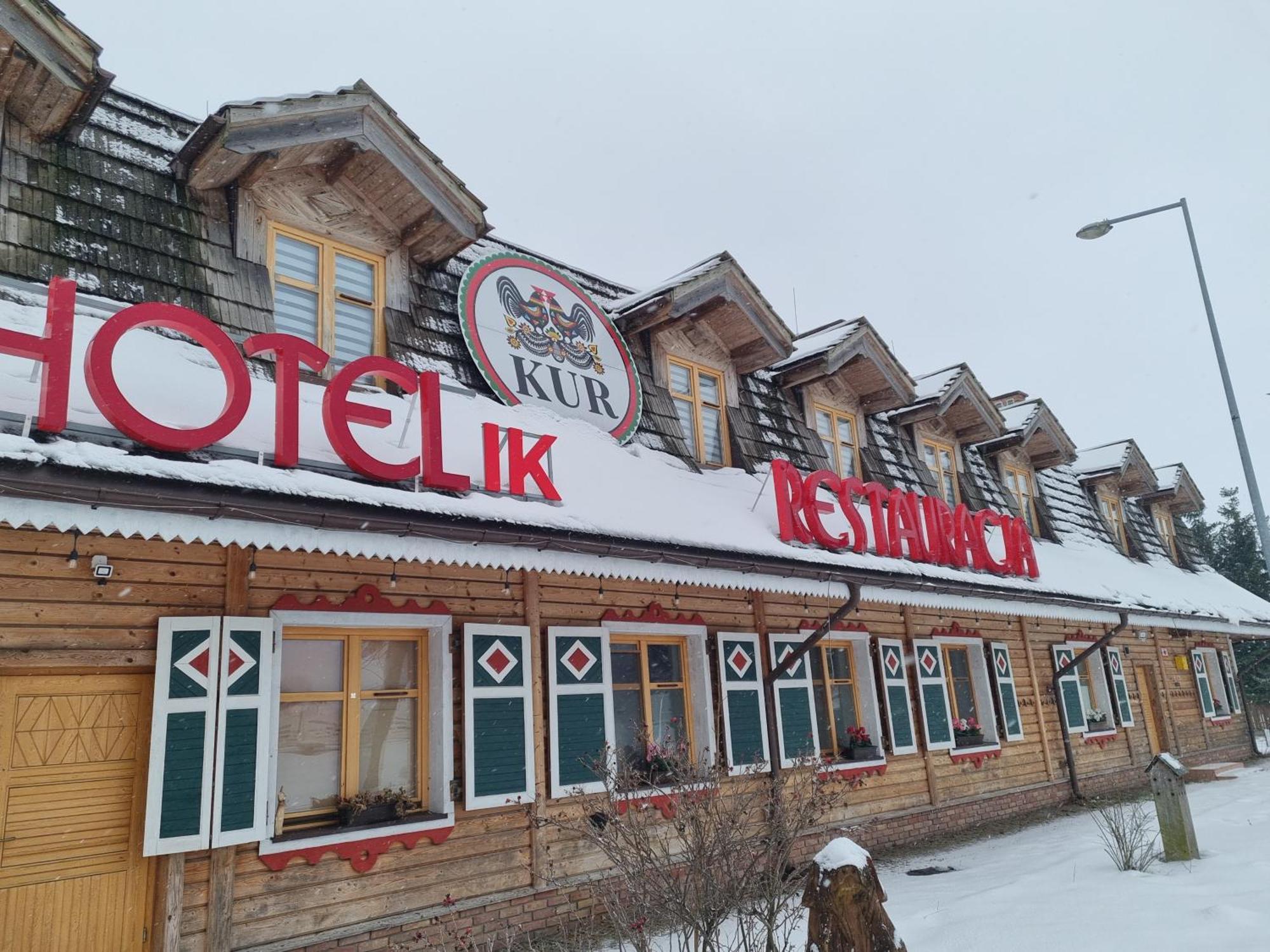 Hotelik Z Mozliwoscia Sniadania "Kur" Myszyniec-Kurpie Esterno foto